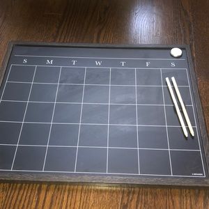 Chalkboard calendar